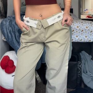 High Waisted Khaki Dickies